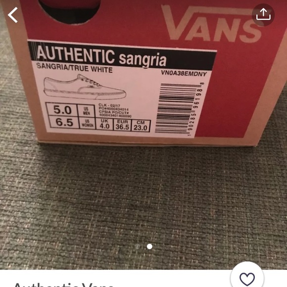 Authentic vans. - Picture 2 of 2